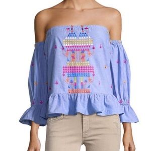 Christophe Sauvat Off the Shoulder Top